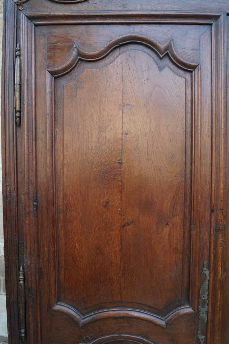 Cabinet Louis XIV Regency, Oak, Vintage XVII.-photo-1