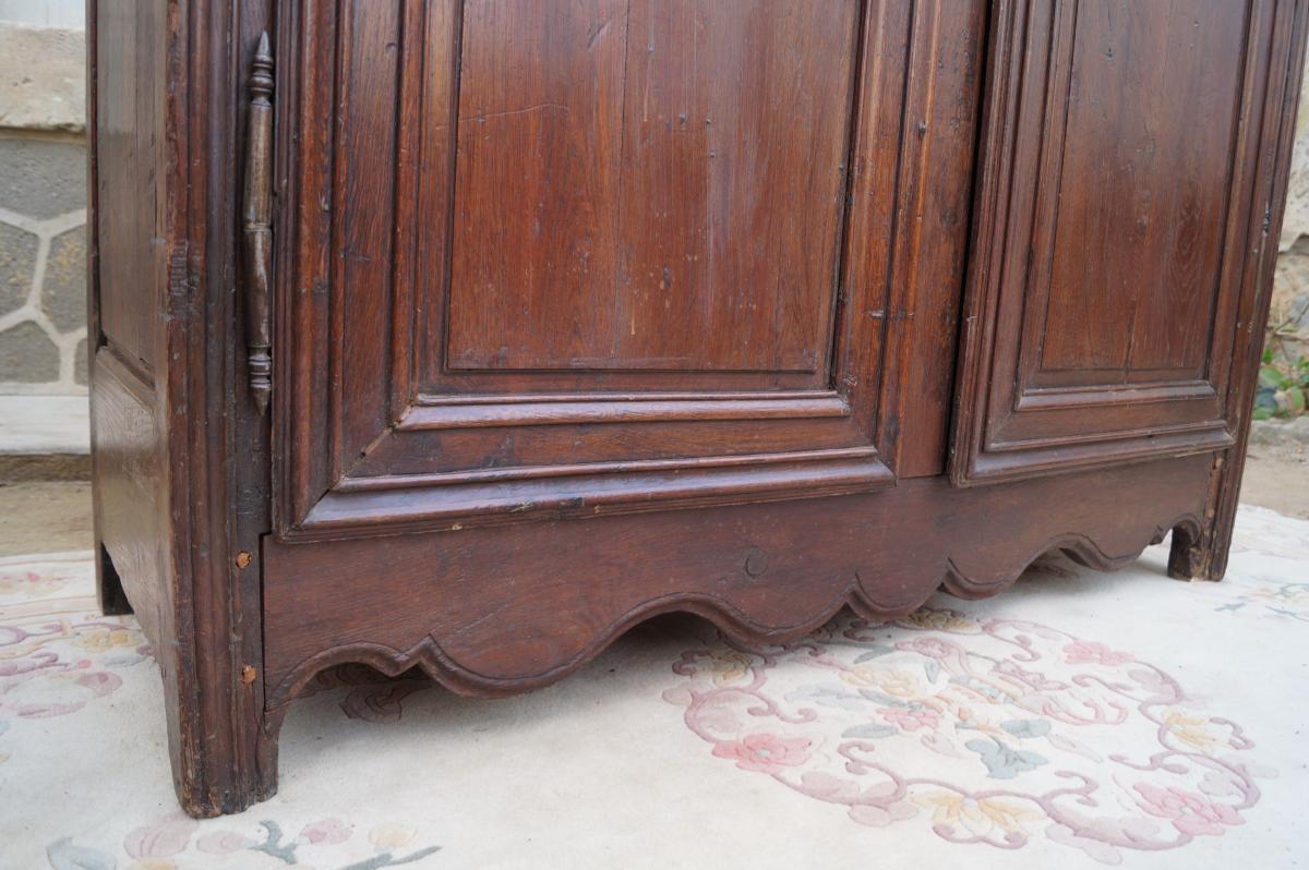 Cabinet Louis XIV Regency, Oak, Vintage XVII.-photo-2