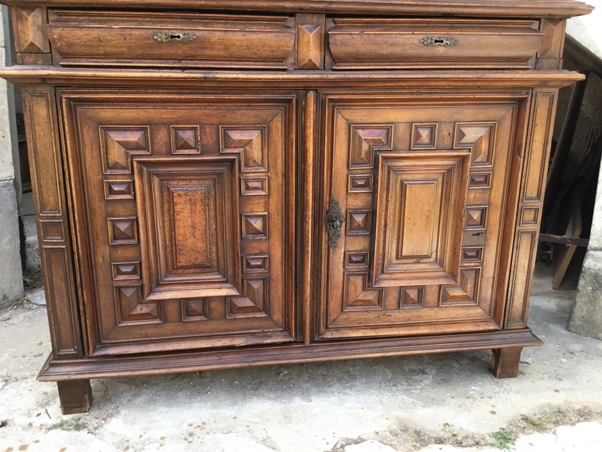 Buffet 4 Doors Louis XIII 17th-photo-1