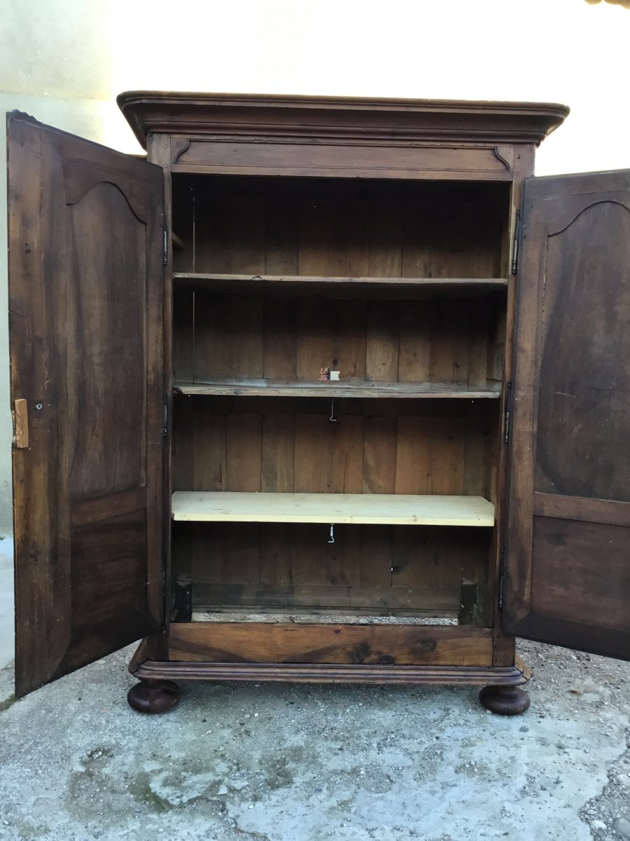 Louis XIII Period Wardrobe In Walnut 17th Time-photo-6