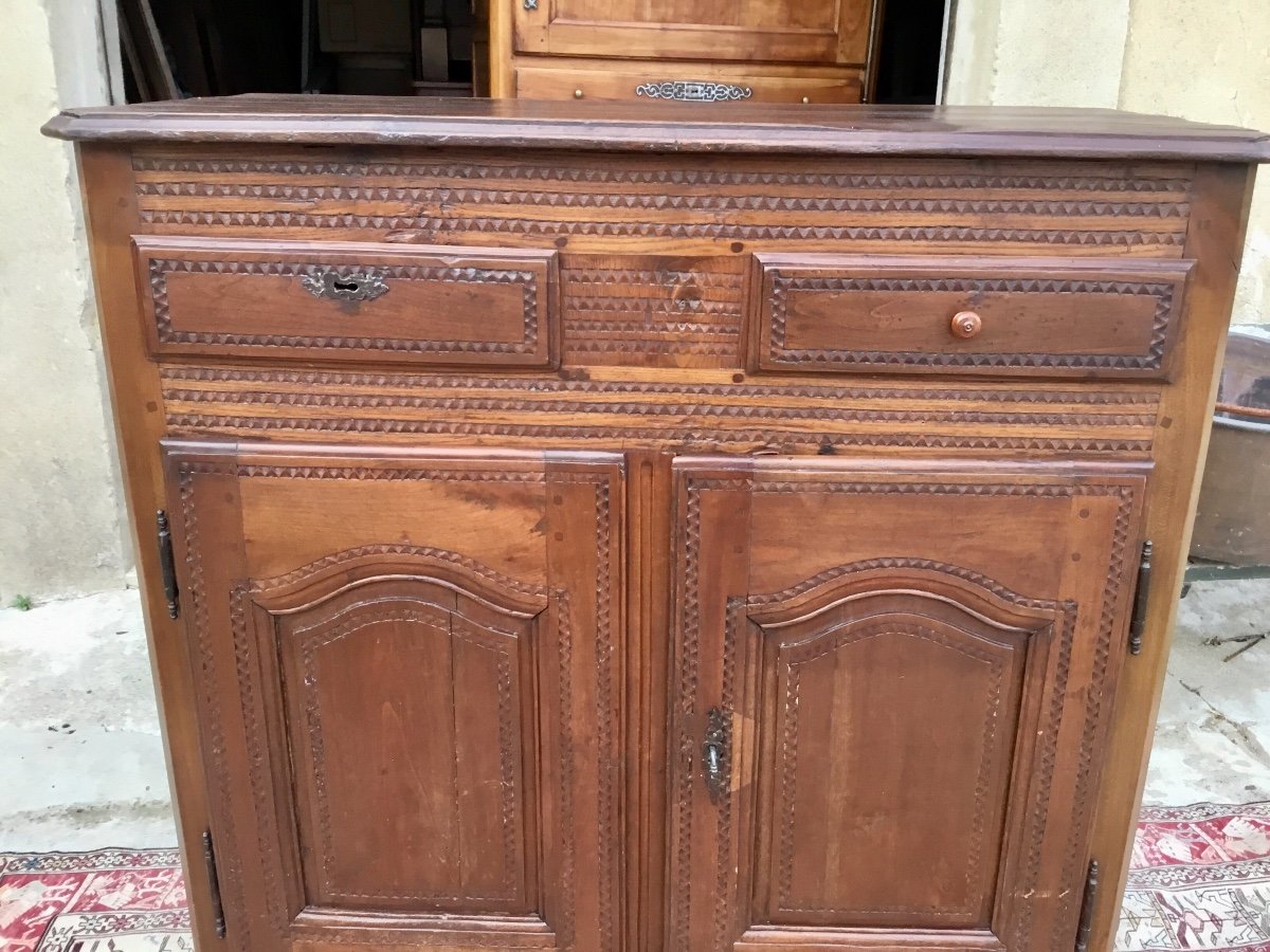 Buffet Two Doors Louis XIV Regency In Rent 18th Time-photo-8