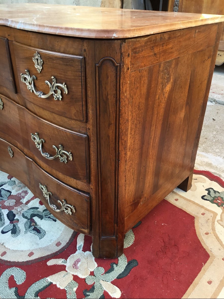 18th Century Regency Crossbow Commode In Walnut-photo-2