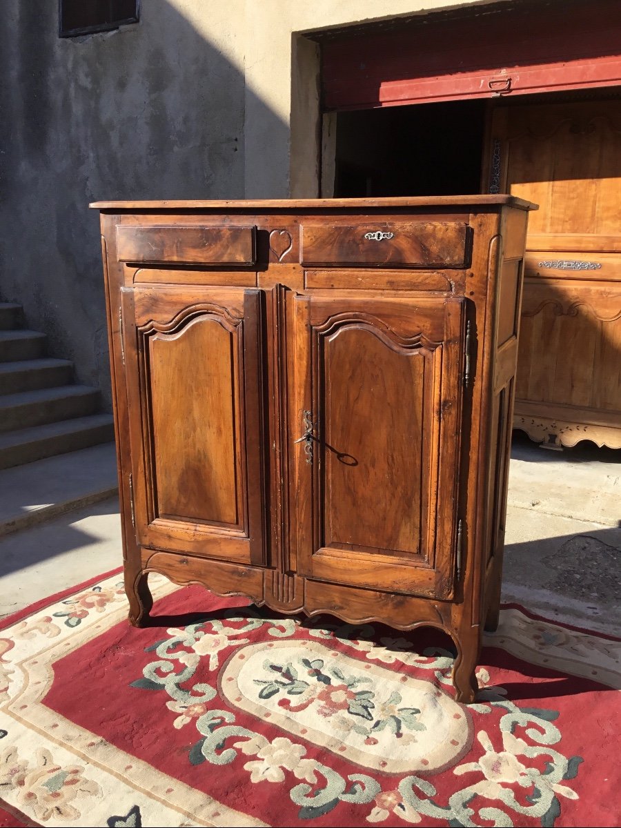 Louis XV Buffet Doors In Walnut D 18th Time.-photo-2