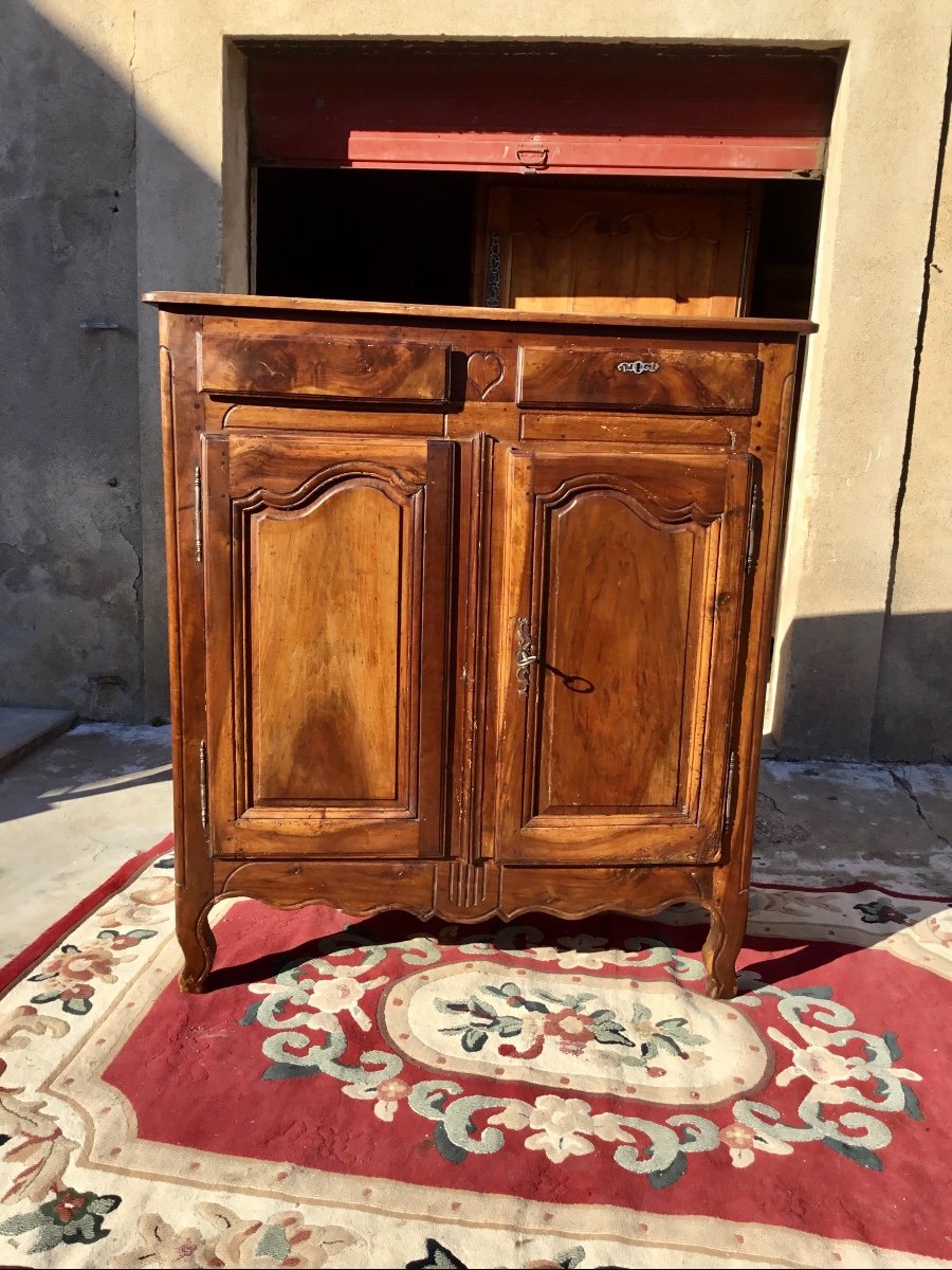 Louis XV Buffet Doors In Walnut D 18th Time.