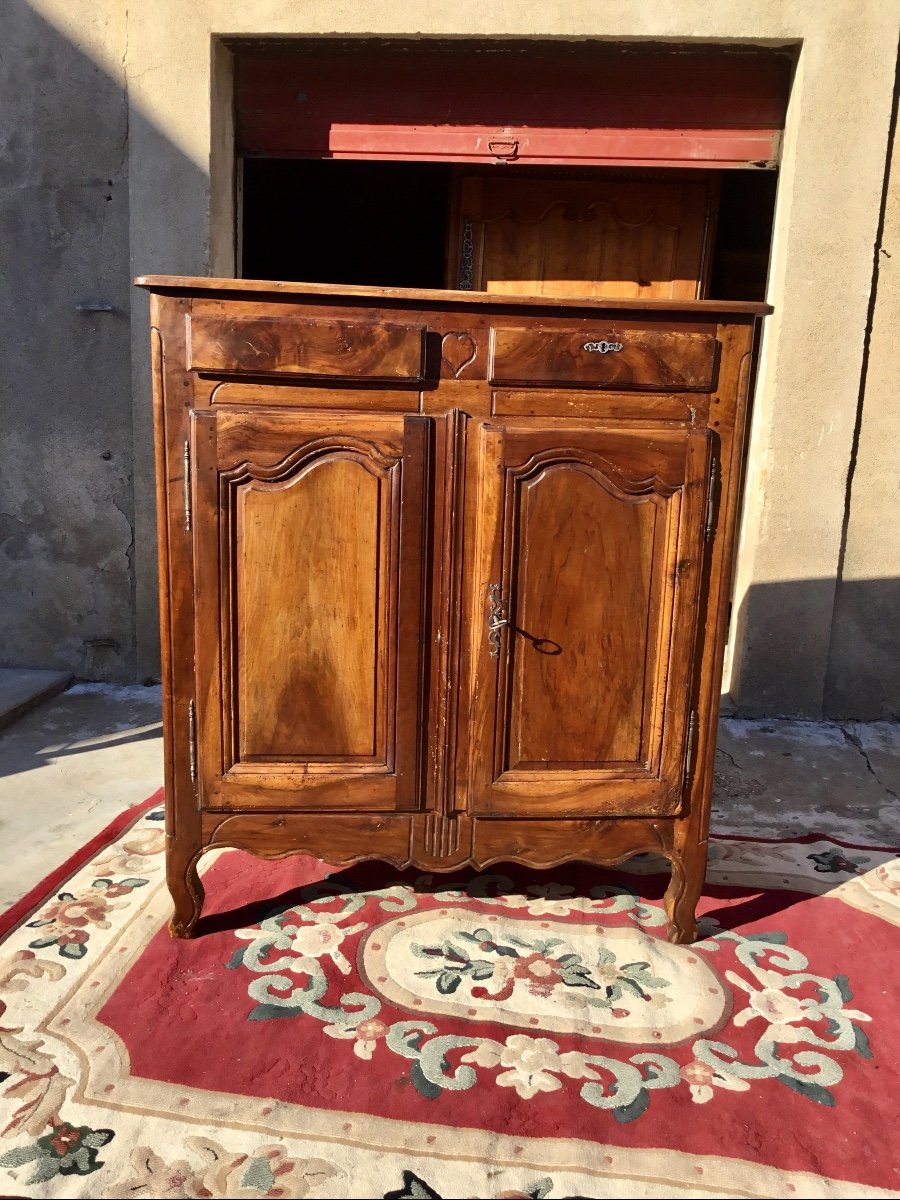 Buffet De Portes Louis XV En Noyer D époque 18ème.