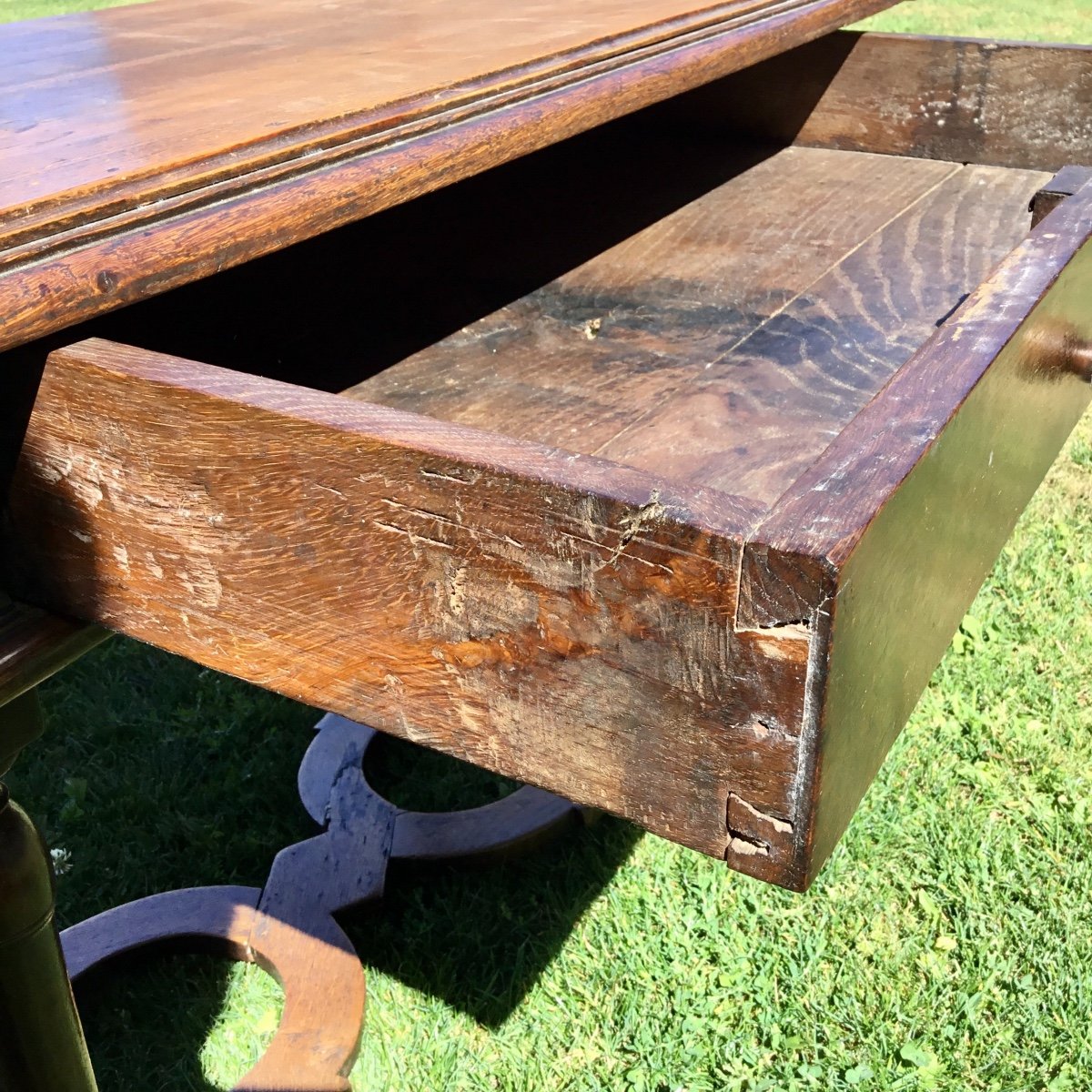 Small Louis XIII Writing Table 17th Time-photo-2