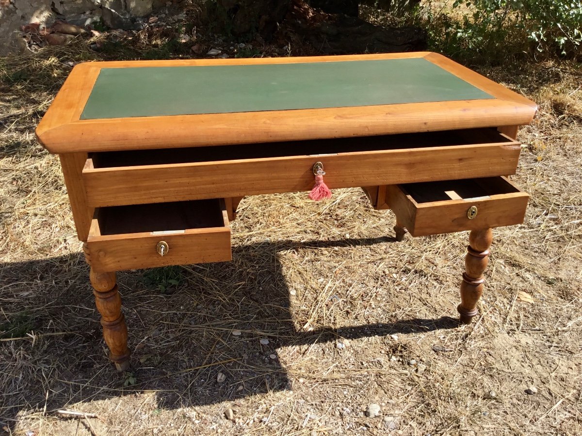 Louis Philippe Desk In Cherry 19th Century-photo-2