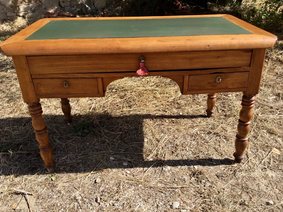 Louis Philippe Desk In Cherry 19th Century-photo-4