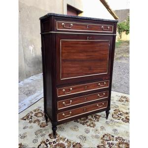 Secretary Louis XVI In Mahogany D Eighteenth Time.