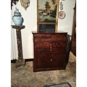 Mahogany Toilet Commode, 19th Century Period