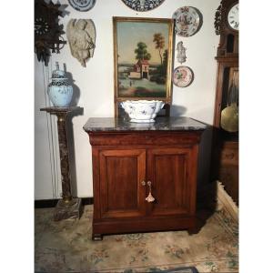 Louis Philippe Buffet In Walnut From The 19th Century