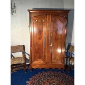 Armoire Louis XV En Merisier D époque XVIIIé.