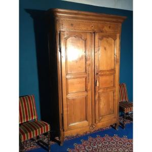 Wardrobe,,, Louis XV, In Walnut, 18th Century 