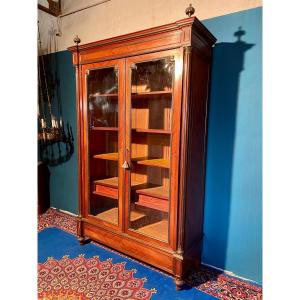 Library,,, In Mahogany, Napoleon III Period 19th.