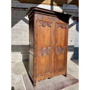 Armoire De Mariage Louis XV Normande D époque XVIIIem Siècle 