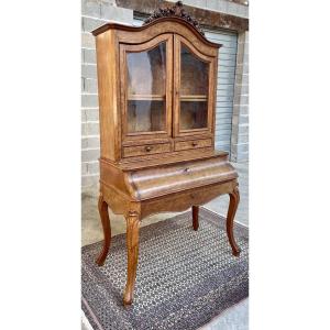 Secretary, Napoleon III Mahogany Library. 19th Century.