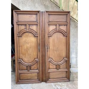 Paire De  Portes, Louis XIV , D’époque XVIIem, Siècle