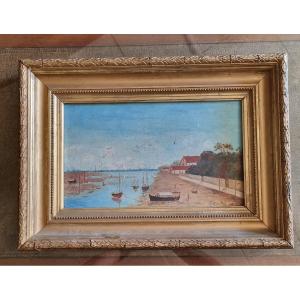 Oil On Canvas Signed Irène Roy, 19th Century