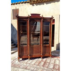 Bibliothèque Louis XVI ,trois portes époque XIXé