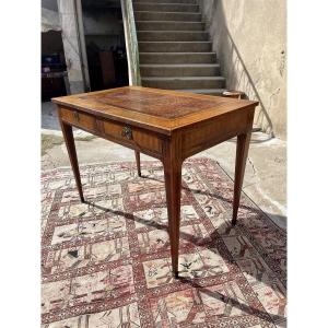 Louis XVI Mahogany Desk, Flat, 19th Century 