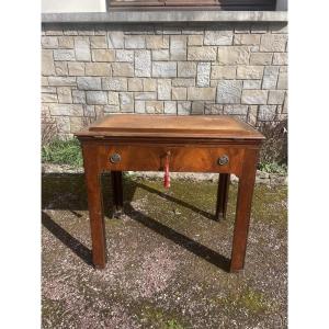 Bureau d’architecte, en acajou d’époque, directoire fin XVIIIEm siècle 