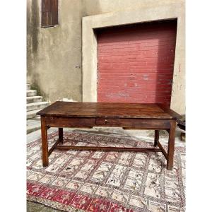 Table de ferme, directoire en noyer d’époque XXIIIem siècle 