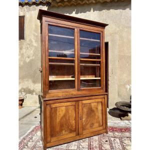 Buffet, Bibliothèque,,, de corps en noyer, massif, époque, directoire XVIIIe siècle