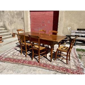 Eighteenth Century Walnut Directoire Farm Table