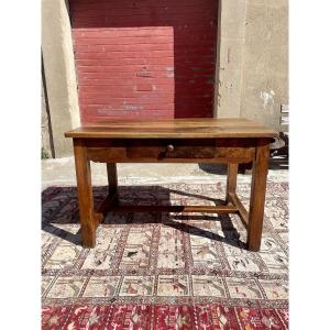 18th Century Walnut Directoire Farm Table