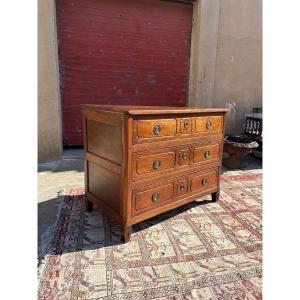 Ordering, Secretary, Louis XVI, In Walnut From The 18th Century