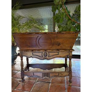 Pétrin provençale Louis XV en noyés d’époque XVIIIe siècle