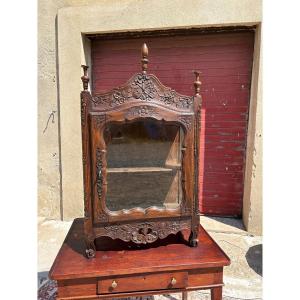 18th-century Provençal Louis XV Verriot Display Cabinet