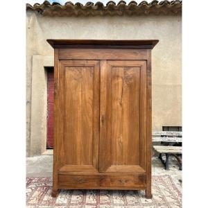 Cabinet, Restored In Walnut, 19th Century