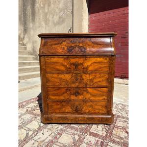 Restored 19th-century Walnut-style Dressing Table
