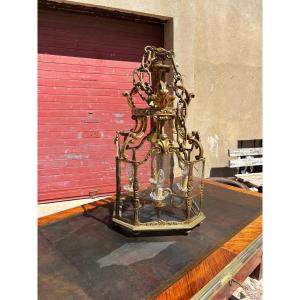 Lanterns, 19th-century Regency-style Bronze