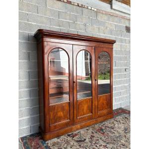 19th-century English Mahogany Dining Room Bookcase