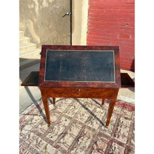 Period Mahogany Architect's Desk With A Mechanical Mechanism, Directoire Style, Late 18th Century