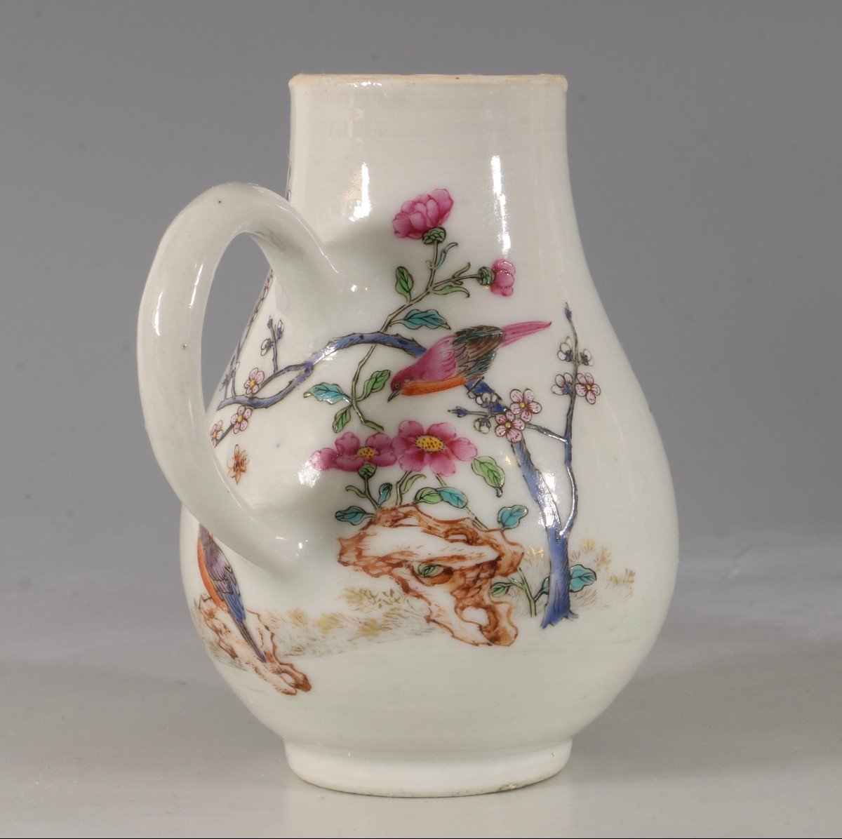 Pot à Crème Armorié Chinois Qianlong Vers 1750-photo-3