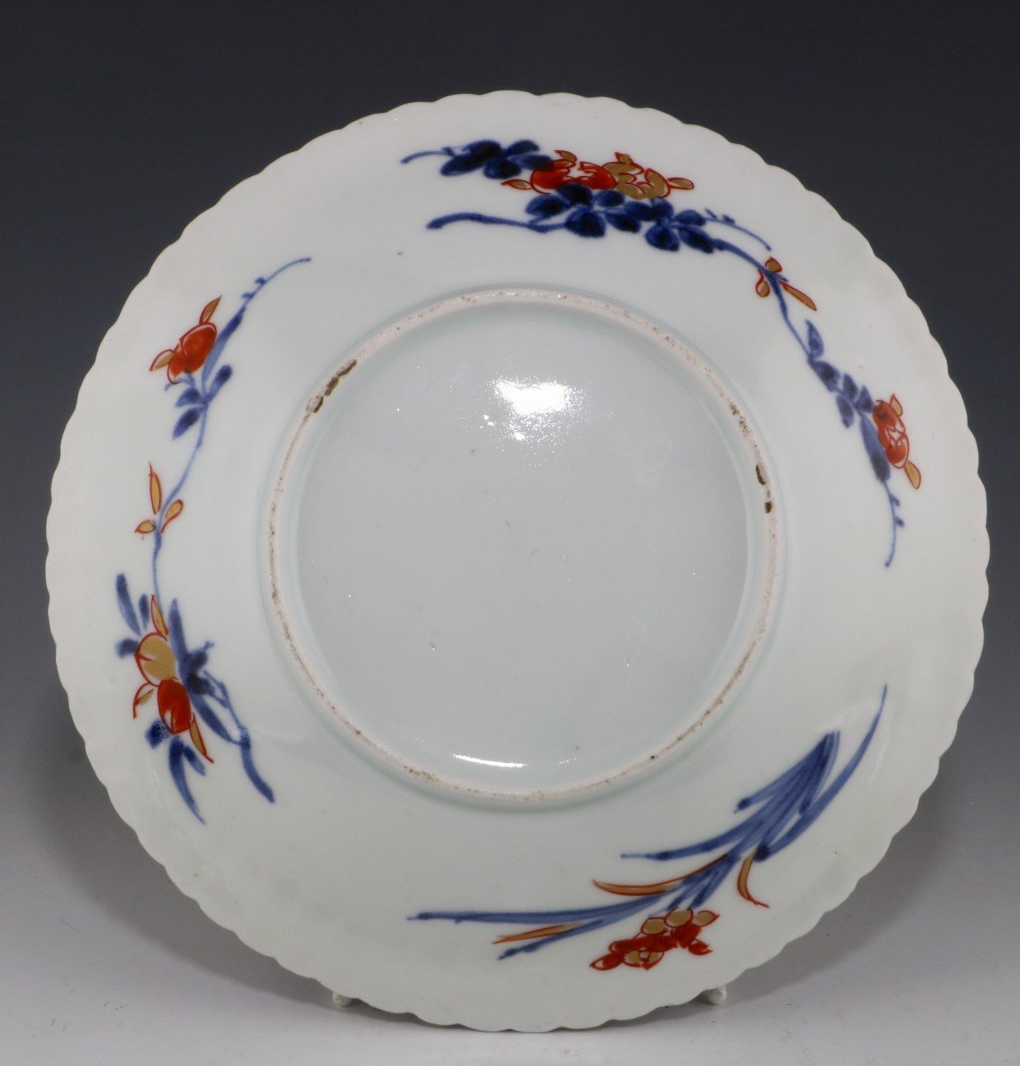 Pair Of Japanese Chrysanthemum Molded Dishes Arita 17th/18th Century-photo-3
