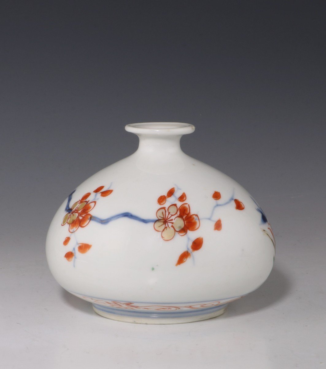 Small Chinese Verte Imari Oil Pot  Kangxi E18thc-photo-4