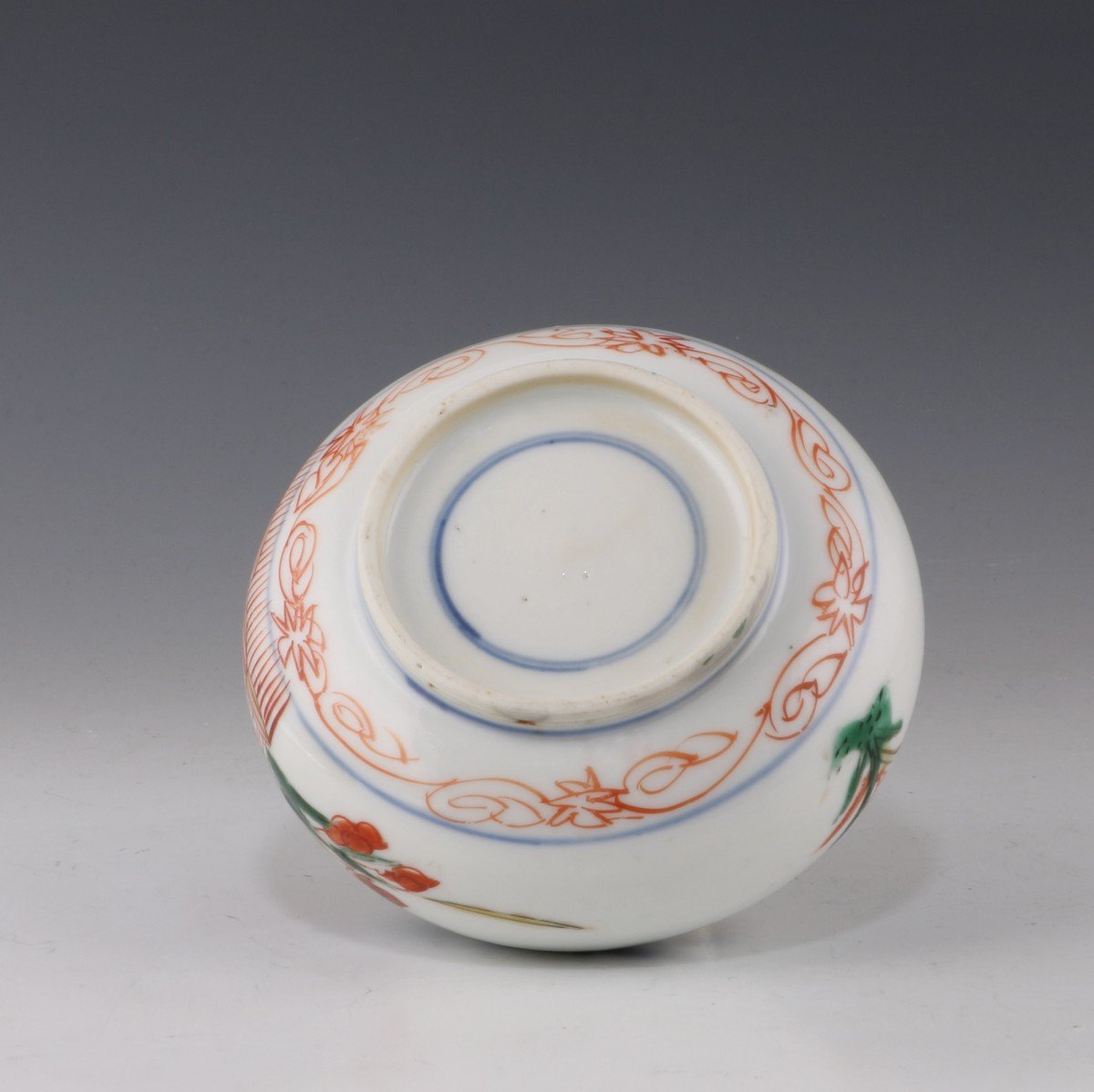 Small Chinese Verte Imari Oil Pot  Kangxi E18thc-photo-2