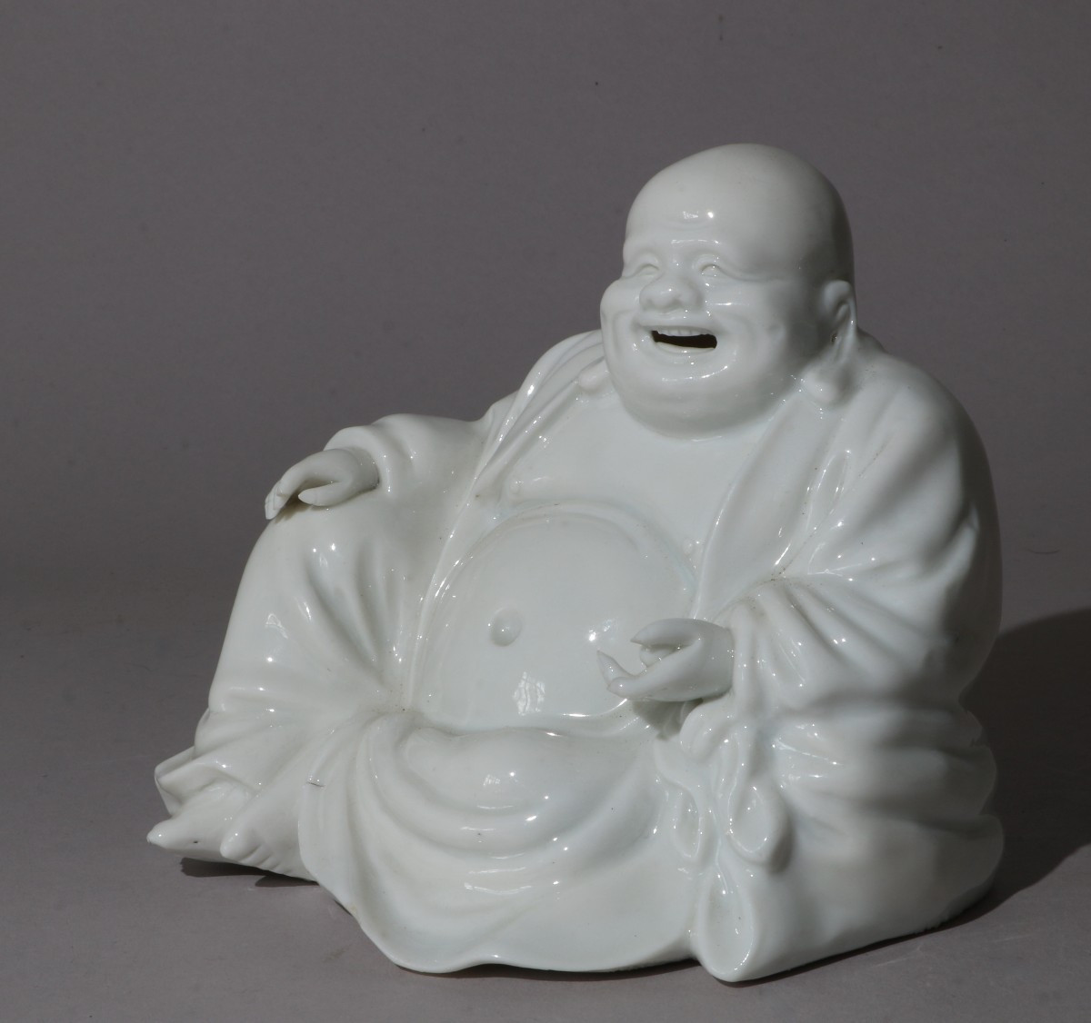 Un Blanc De Chine Budai Kangxi 17ème Siècle