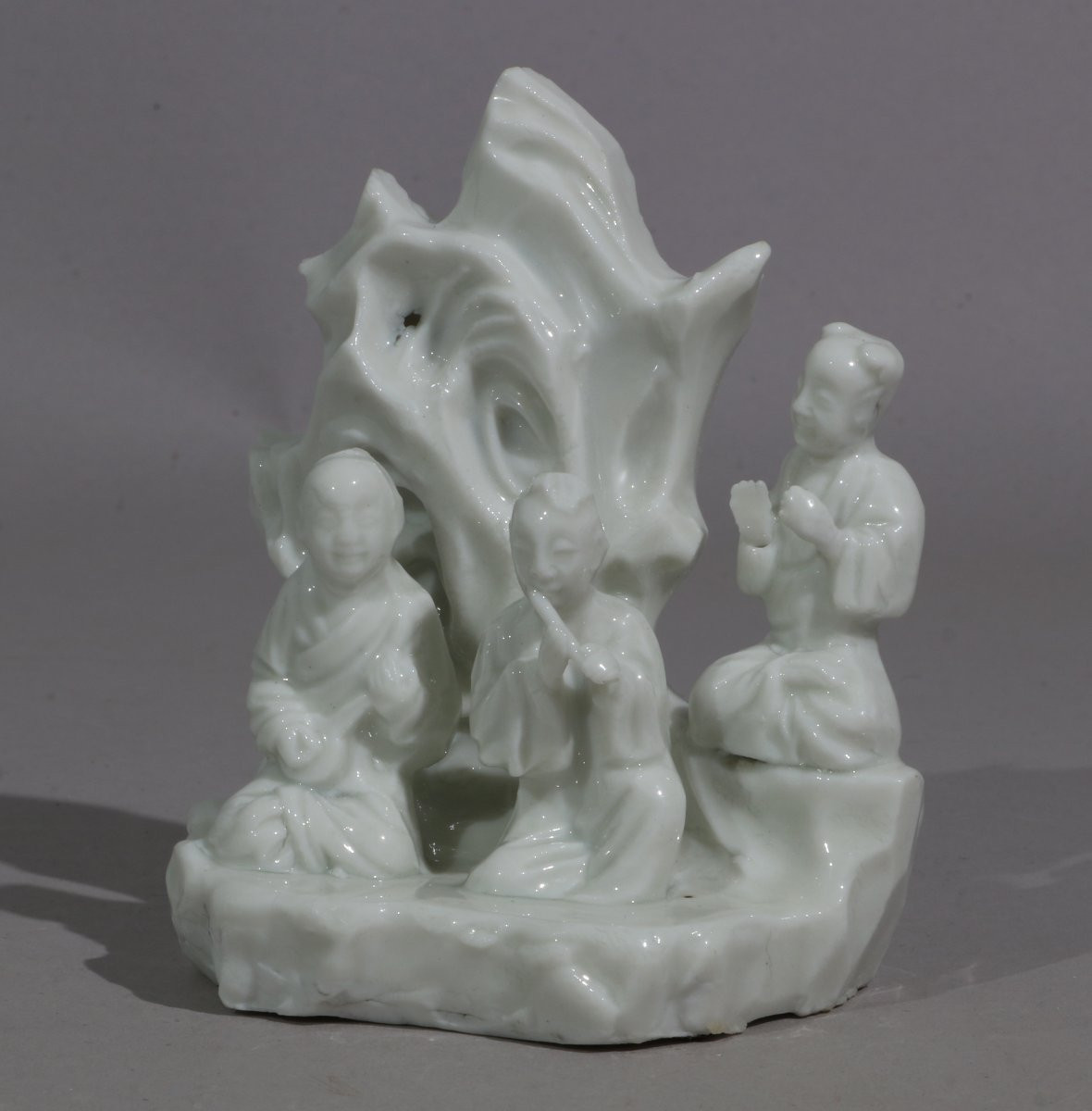 Kangxi White China Musicians Group A C17/18thc-photo-3