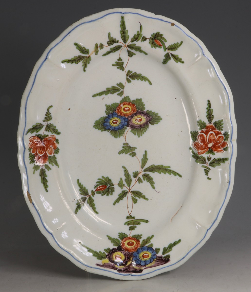 A Nove Di Bassano Earthenware Dish From Italy, Circa 1760/70