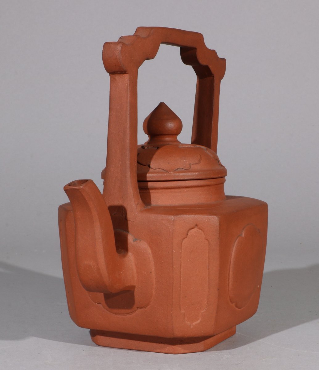 A Yixing Teapot From The Kangxi Period (17th/18th Century)-photo-3