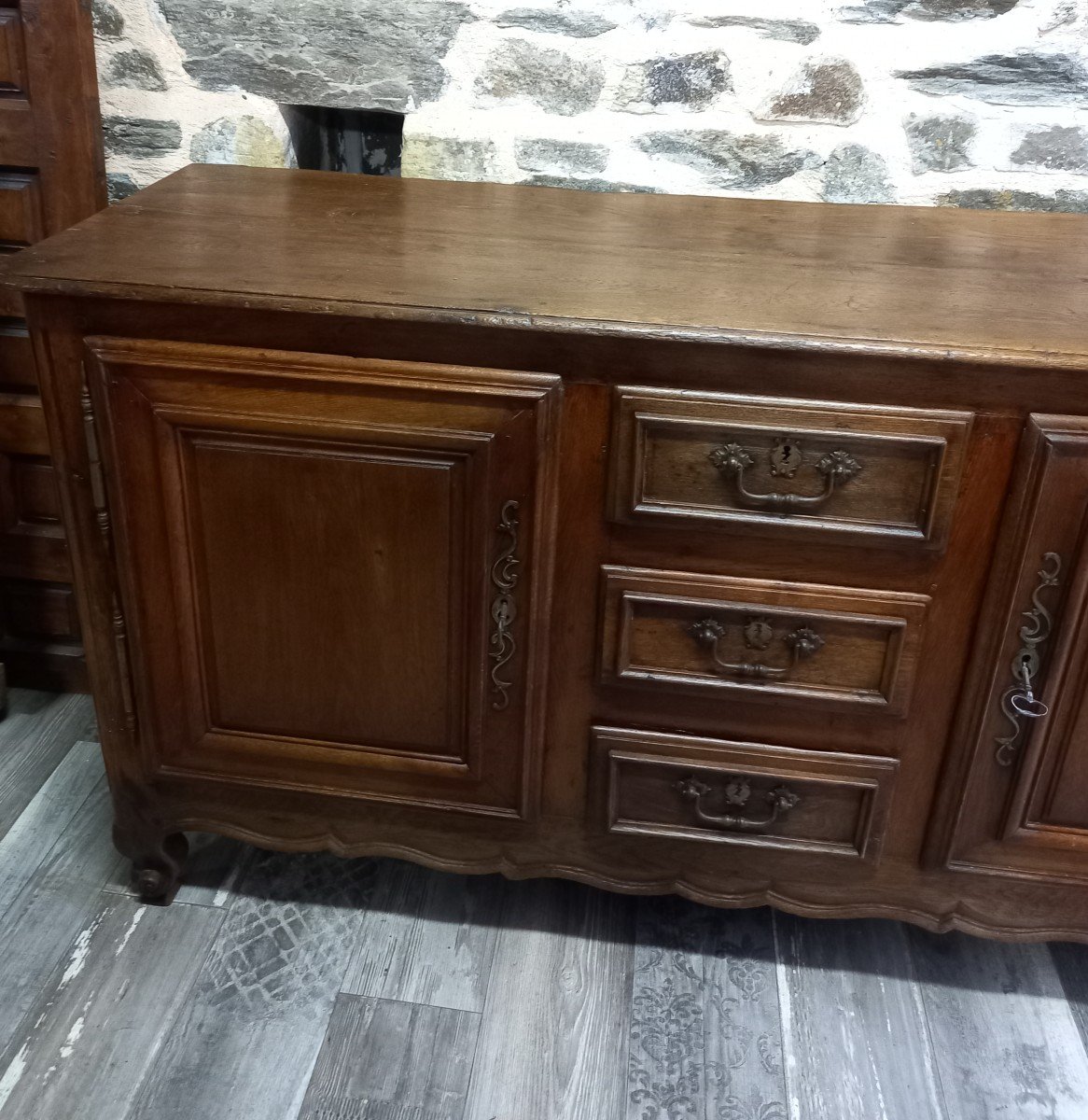 Enfilade En Chêne Fin XVIIIème-photo-3