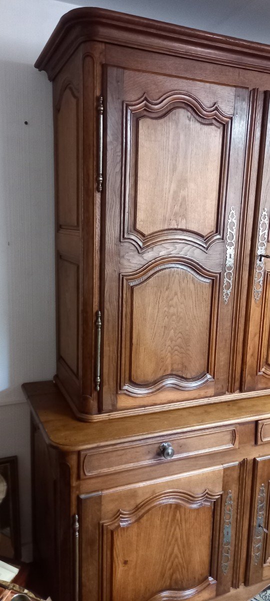 18th Century Oak 4-door Sideboard-photo-4