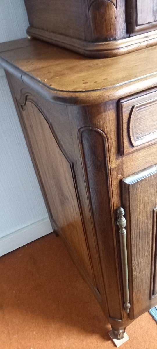 18th Century Oak 4-door Sideboard-photo-2