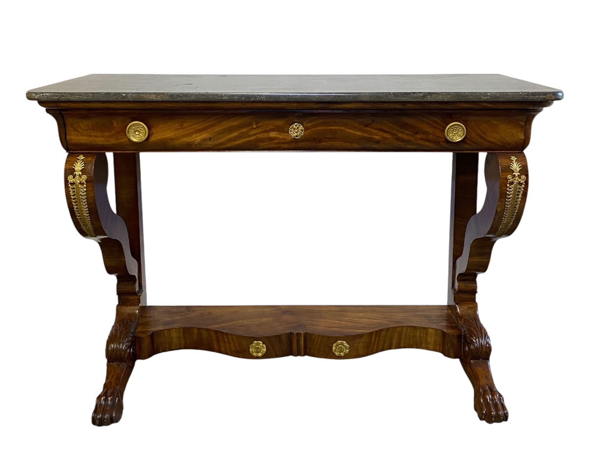 Console Acajou époque Restauration