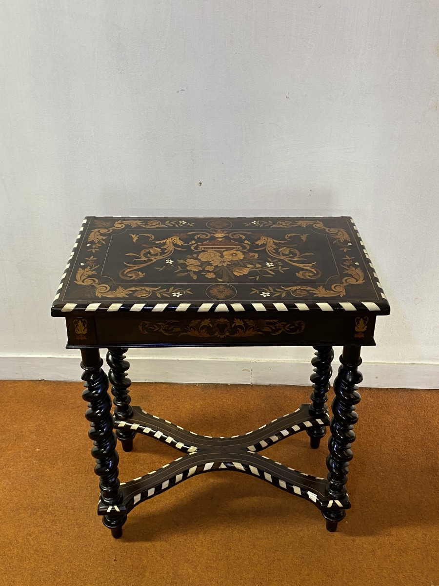Dutch Style Dressing Table, Napoleon III Period-photo-2